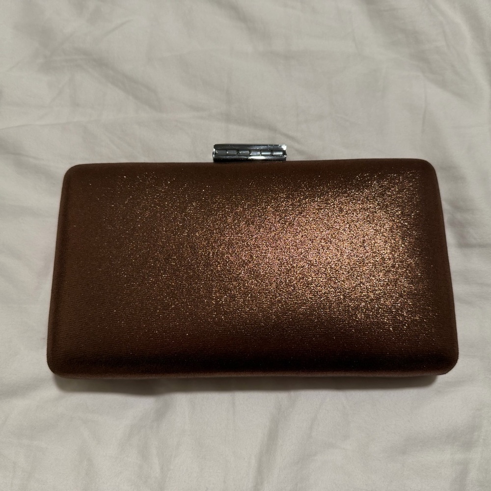 Nordstrom Shimmering Bronze Clutch